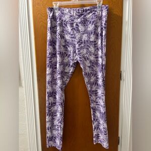 LuLaRoe Purple Mickey Mouse Print Leggings